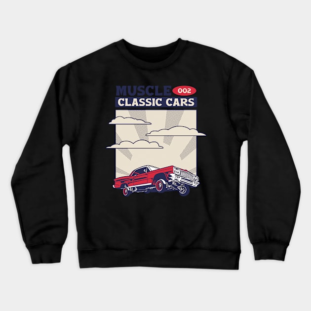 Muscle cars classic Crewneck Sweatshirt by Cectees